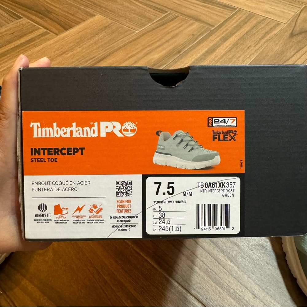 Timberland Pro Intercept Steel Toe 7.5 - Picture 12 of 12